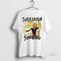 Viral Julio Rodriguez Mariners Super Saiyan Son Goku - Adult & Kids T-Shirts, Sweatshirts & Hoodies apparel design preview 1