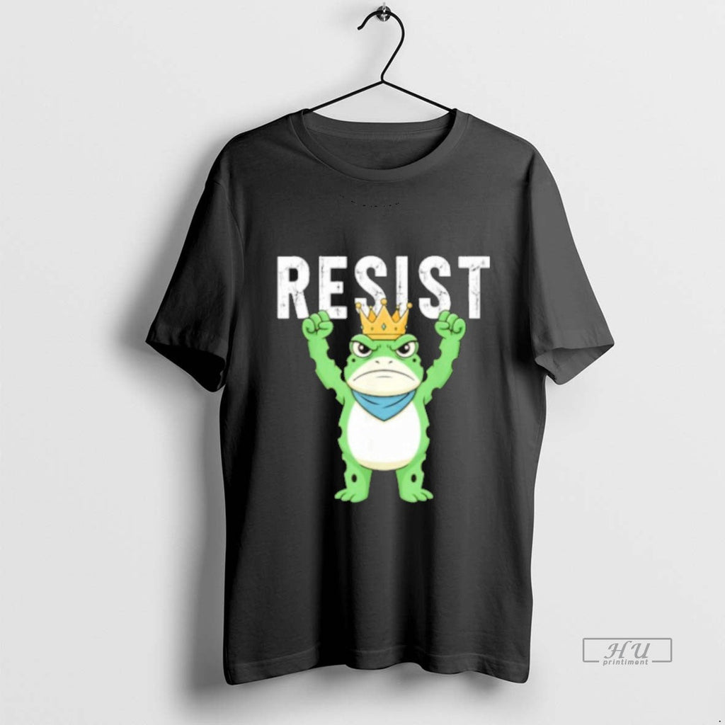 Viral King Frog Resist Portland Protest Sweater - Adult & Kids T-Shirts, Sweatshirts & Hoodies apparel design preview 1