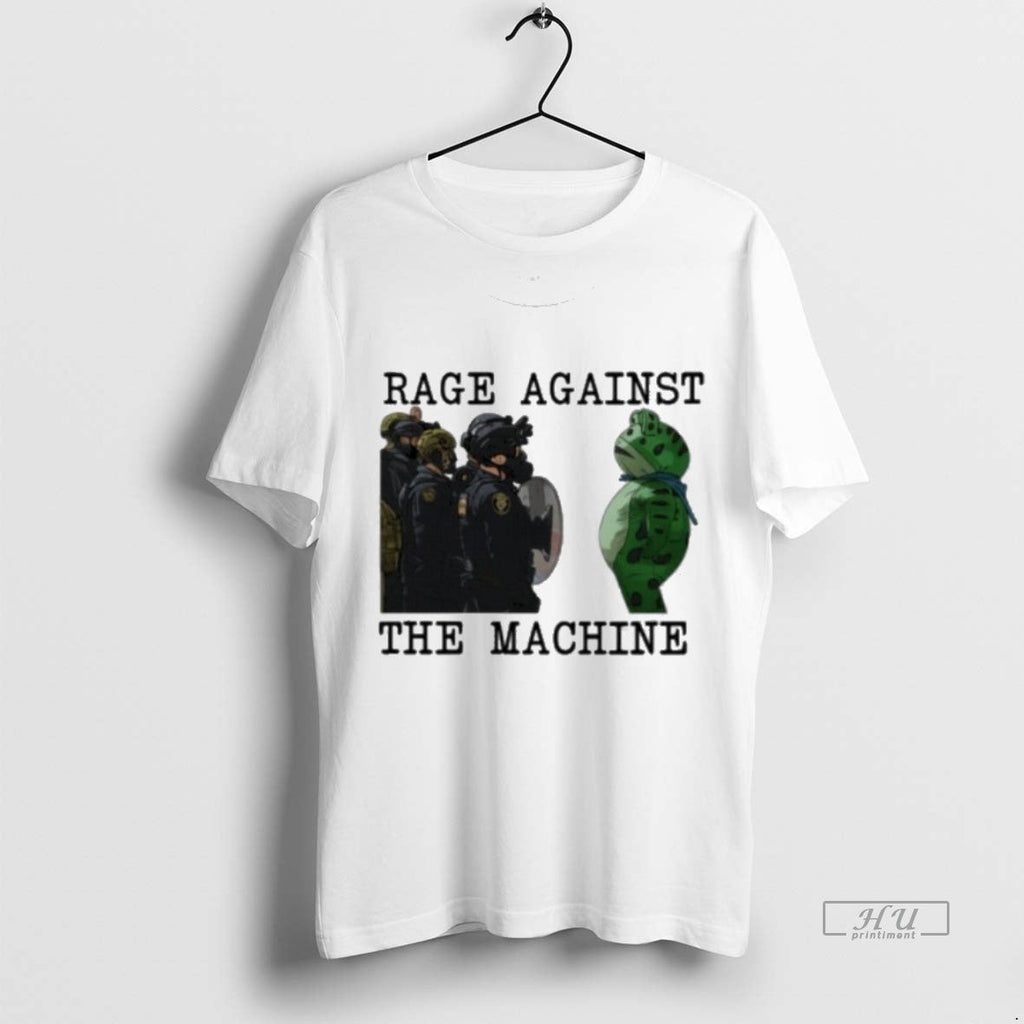 Viral Rage Against The Machine Frog Anti Ice 2025 - Adult & Kids T-Shirts, Sweatshirts & Hoodies apparel design preview 1