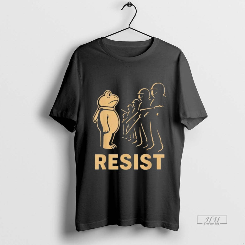 Viral Vintage Portland 2025 Resist Frog Protest Anti - Adult & Kids T-Shirts, Sweatshirts & Hoodies apparel design preview 1