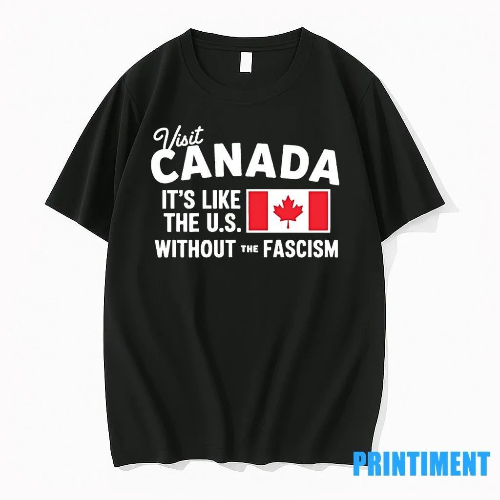 Visit Canada Its Like The Us Without Fascism Sweater - Adult & Kids T-Shirts, Sweatshirts & Hoodies apparel design preview 1