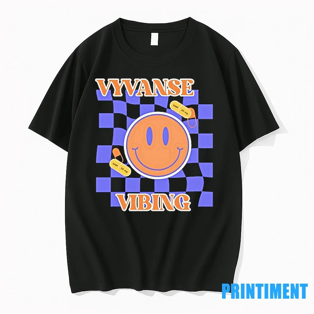 Vyvanse Vibing Smile Emoji Sweater - Adult & Kids T-Shirts, Sweatshirts & Hoodies apparel design preview 1