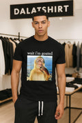 Wait i'm goated Pensive Monkey Thinking Sea - Adult & Kids T-Shirts, Sweatshirts & Hoodies apparel design preview 1