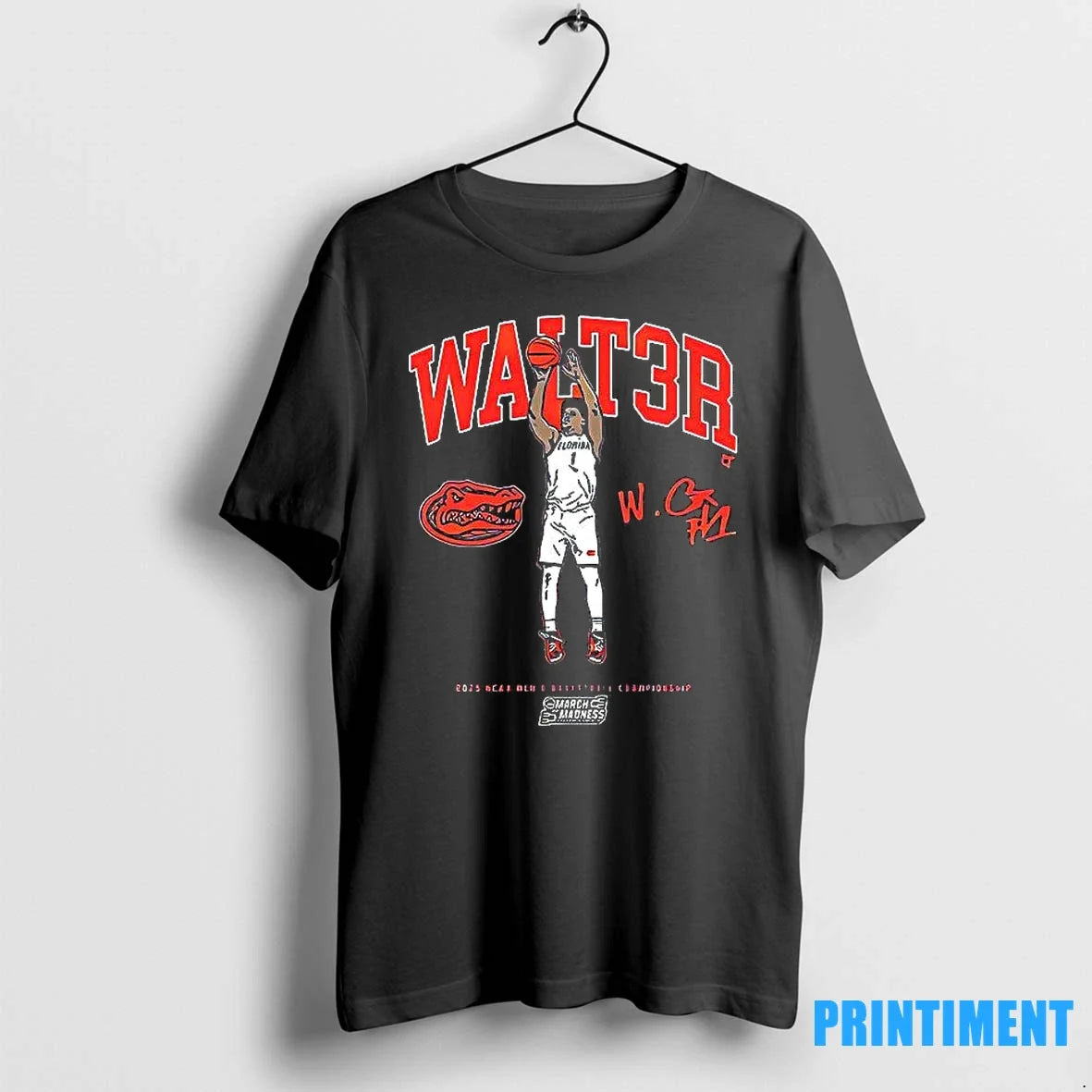 Walter Clayton Jr 2025 Ncaa Mens Basketball - Adult & Kids T-Shirts, Sweatshirts & Hoodies apparel design preview 1
