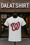 Washington Nationals Baseball Red Script Letter W - Adult & Kids T-Shirts, Sweatshirts & Hoodies apparel design preview 1