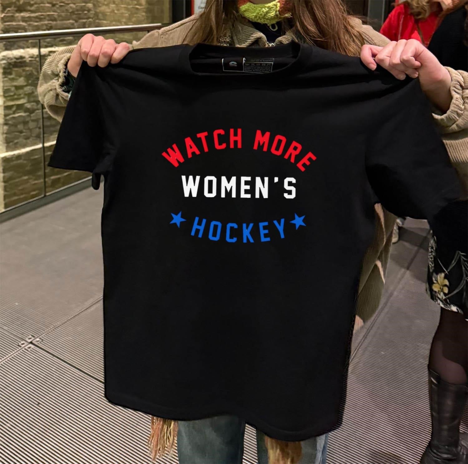 Watch more Women's Hockey stars and stripes graphic - Adult & Kids T-Shirts, Sweatshirts & Hoodies apparel design preview 2