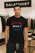 Watch more Women's Hockey stars and stripes graphic - Adult & Kids T-Shirts, Sweatshirts & Hoodies apparel design preview 1