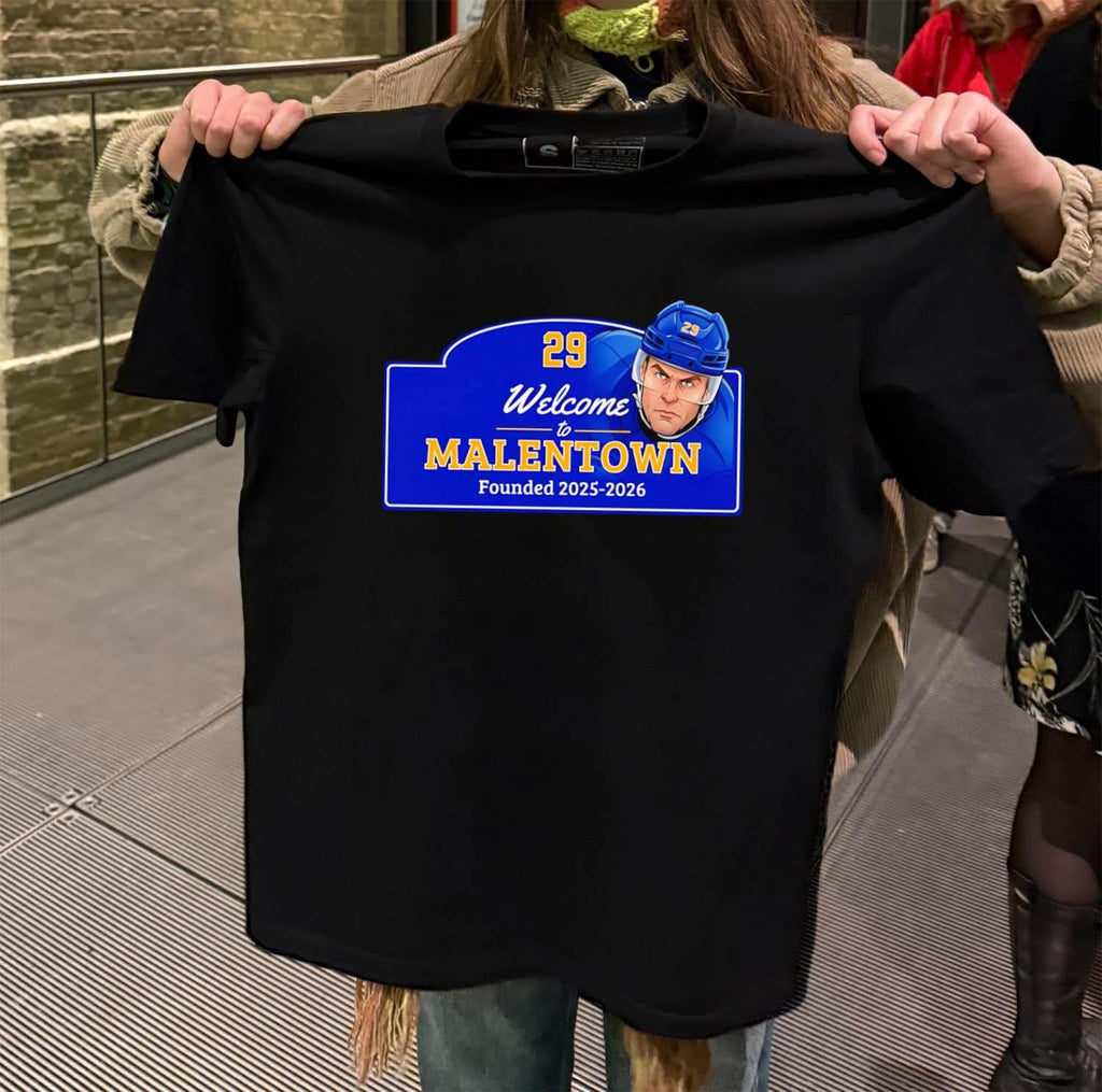 Welcome to Malentown Founded 2025-2026 Number 29 - Adult & Kids T-Shirts, Sweatshirts & Hoodies apparel design preview 2