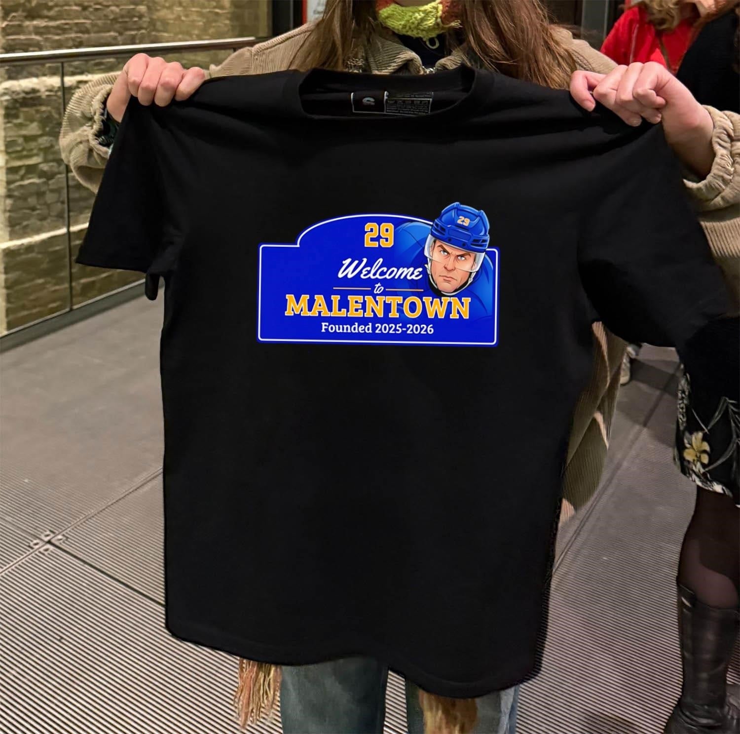 Welcome to Malentown Founded 2025-2026 Number 29 - Adult & Kids T-Shirts, Sweatshirts & Hoodies apparel design preview 2