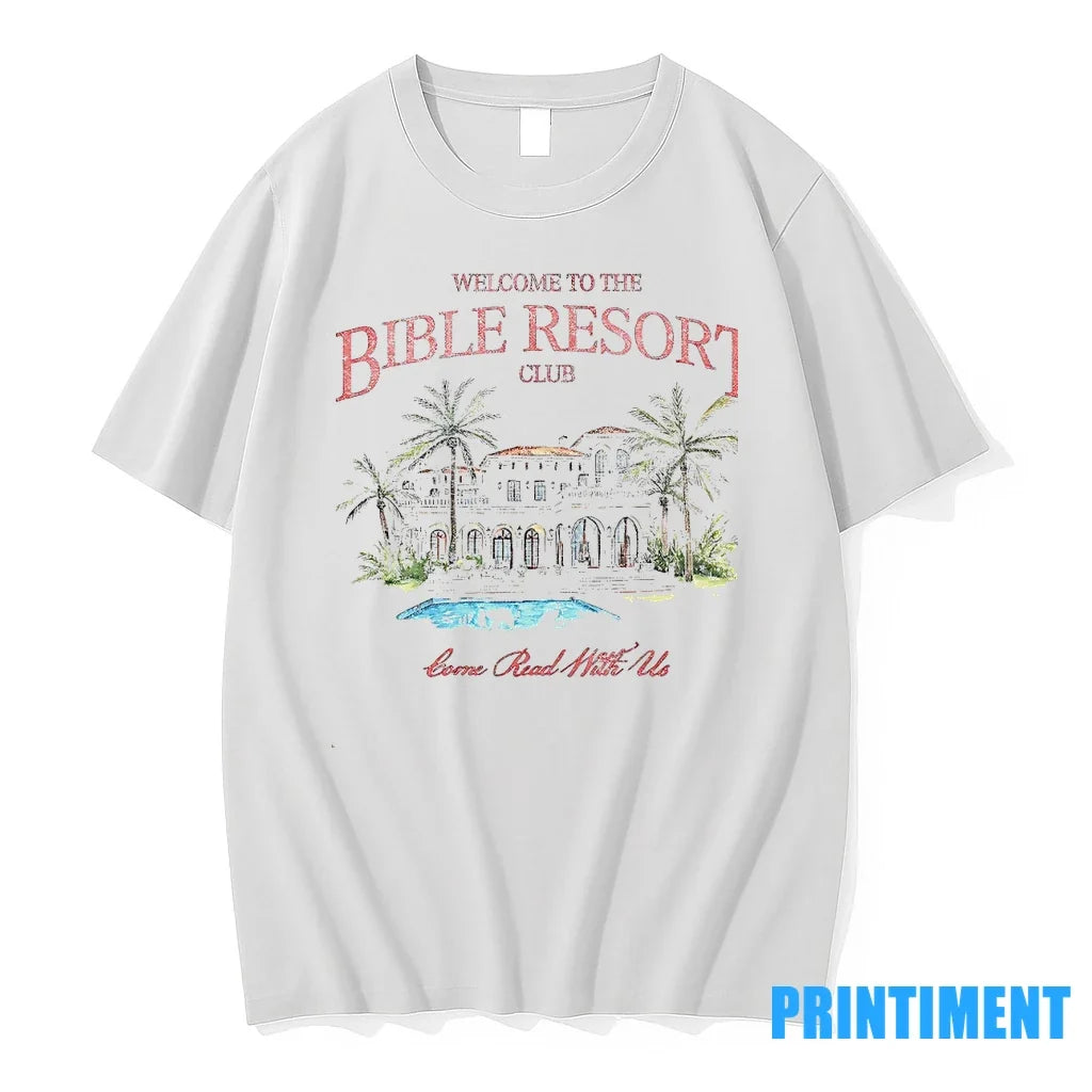 Welcome To The Bible Resort Club Sweater - Adult & Kids T-Shirts, Sweatshirts & Hoodies apparel design preview 1