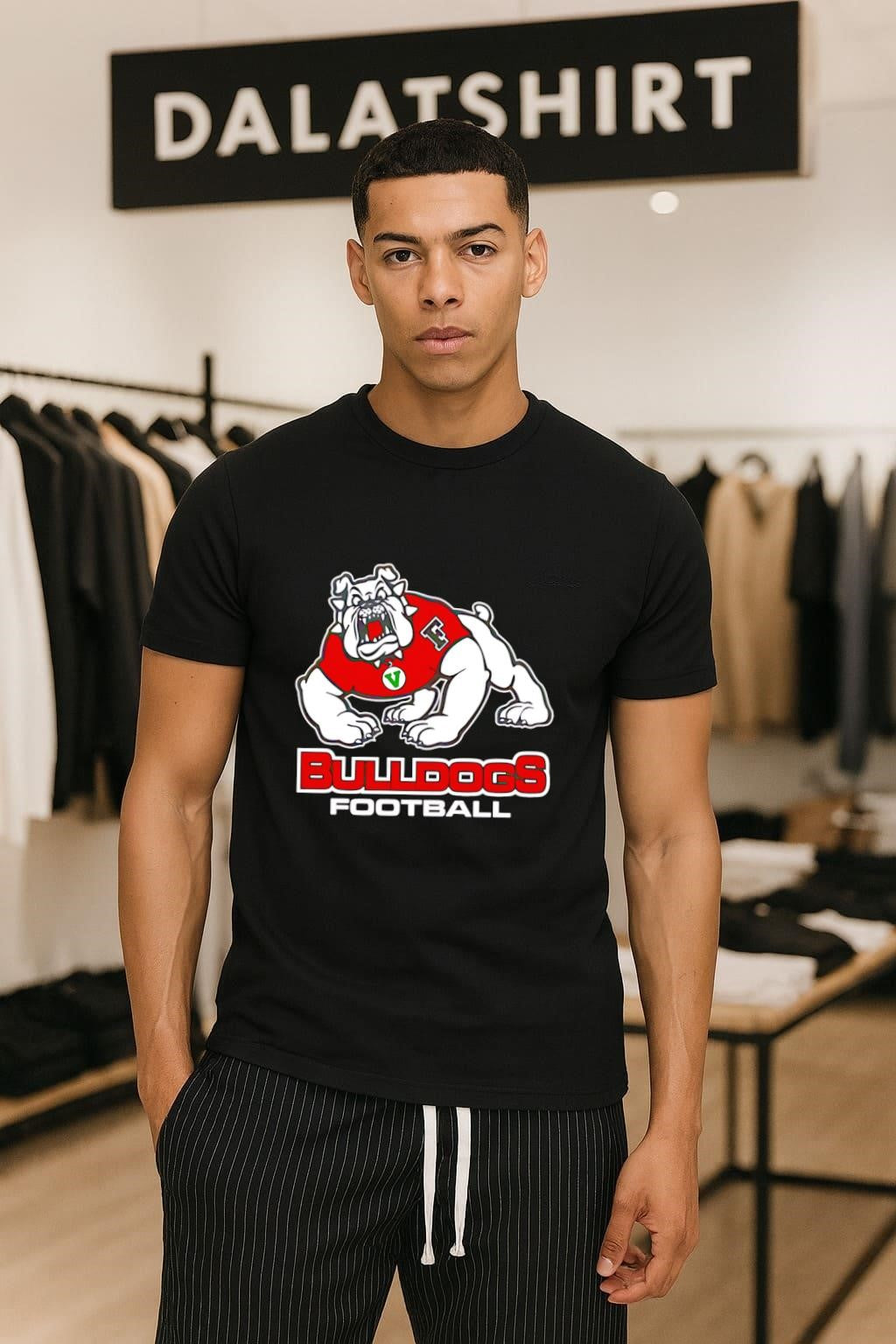 Westerrn Buldogs Football Team mascot - Adult & Kids T-Shirts, Sweatshirts & Hoodies apparel design preview 1