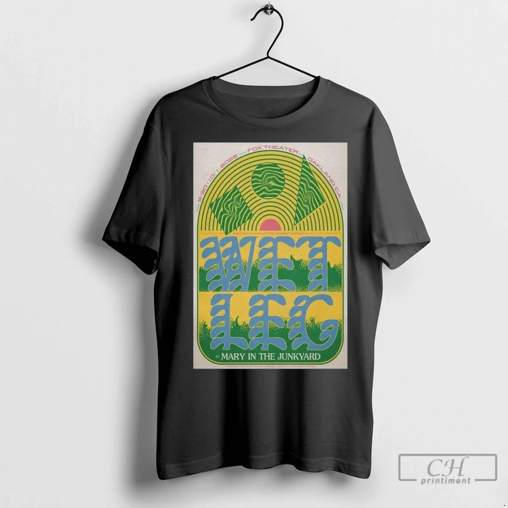 Wet Leg Fox Theater Oakland Ca September 30 And Oct 1 - Adult & Kids T-Shirts, Sweatshirts & Hoodies apparel design preview 1