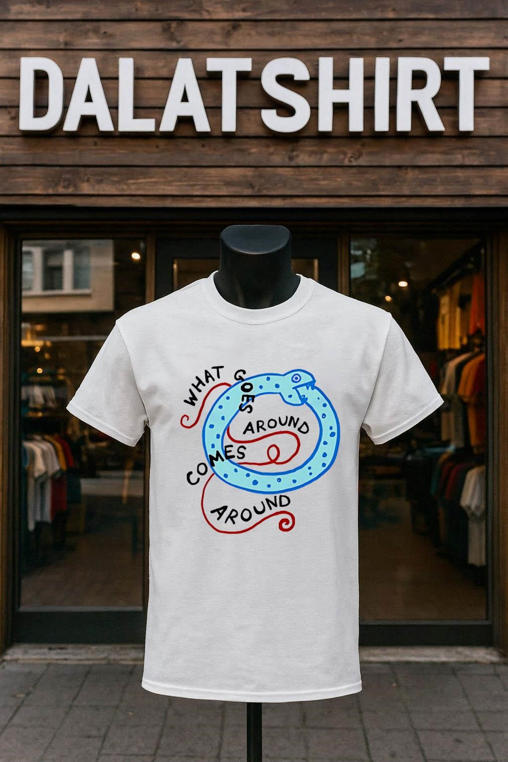What Goes Around Come - Adult & Kids T-Shirts, Sweatshirts & Hoodies apparel design preview 1