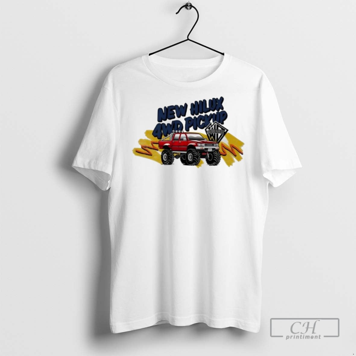 Whistlindiesel New Hilux 4wd Pickup - Adult & Kids T-Shirts, Sweatshirts & Hoodies apparel design preview 1