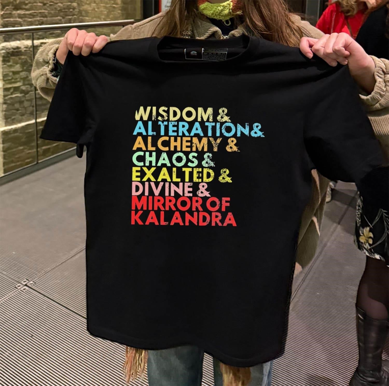 Wisdom Alteration Alchemy Chaos Exalted Divine Mirror - Adult & Kids T-Shirts, Sweatshirts & Hoodies apparel design preview 2