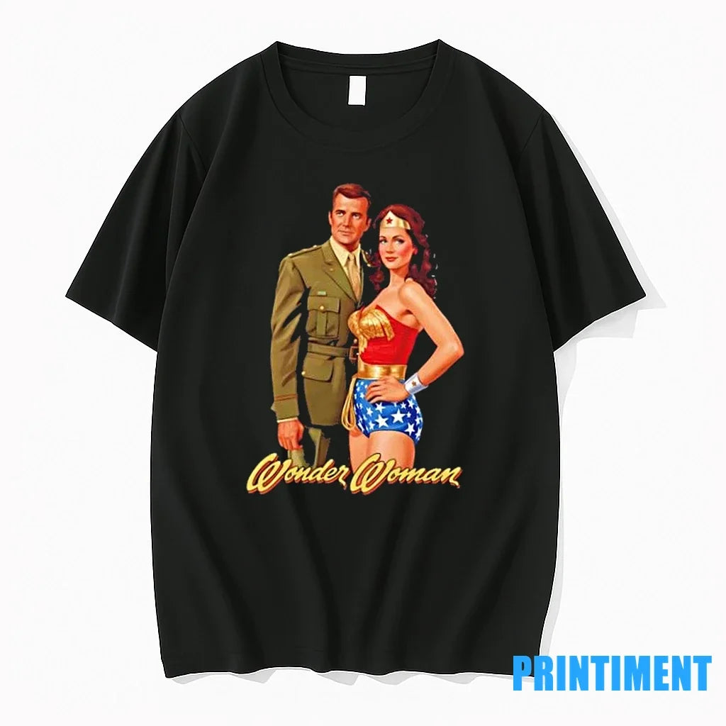 Wonder Woman 1975 Movie Vintage Sweater - Adult & Kids T-Shirts, Sweatshirts & Hoodies apparel design preview 1