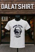 Work Sucks I Know Karl Marx Portrait - Adult & Kids T-Shirts, Sweatshirts & Hoodies apparel design preview 1