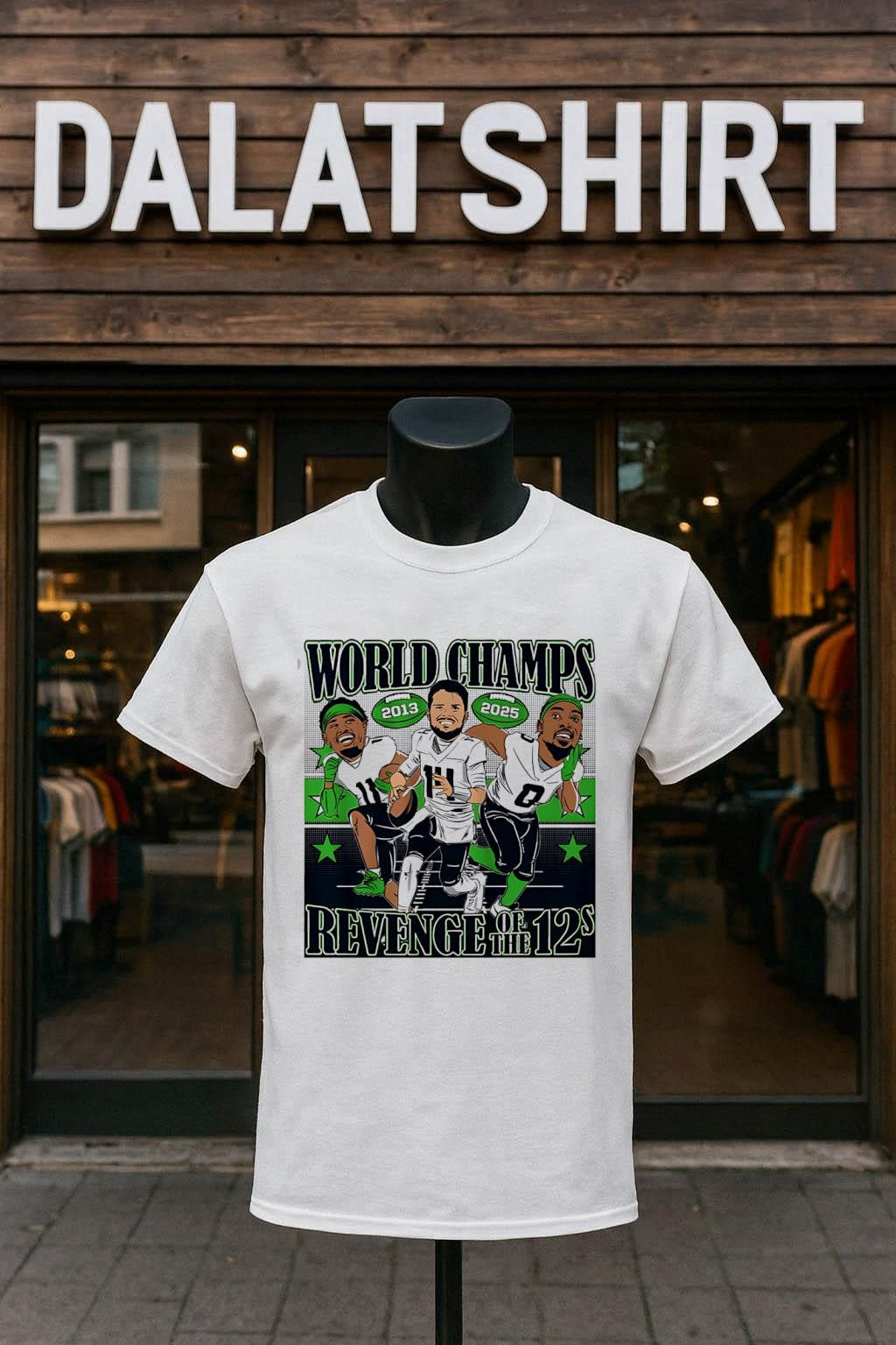 World Champs 2013 2025 Revenge Of The 12s Football - Adult & Kids T-Shirts, Sweatshirts & Hoodies apparel design preview 1