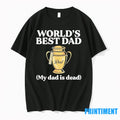 Worlds Best Dad Trophy My Is Dead Sweater - Adult & Kids T-Shirts, Sweatshirts & Hoodies apparel design preview 1