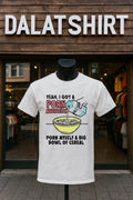 Yeah I Got A Porn Addiction Myself Big Bowl Of Cereal - Adult & Kids T-Shirts, Sweatshirts & Hoodies apparel design preview 1