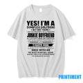 Yes Im A Dumbfuck Girlfriend But Not Yours Sweater - Adult & Kids T-Shirts, Sweatshirts & Hoodies apparel design preview 1