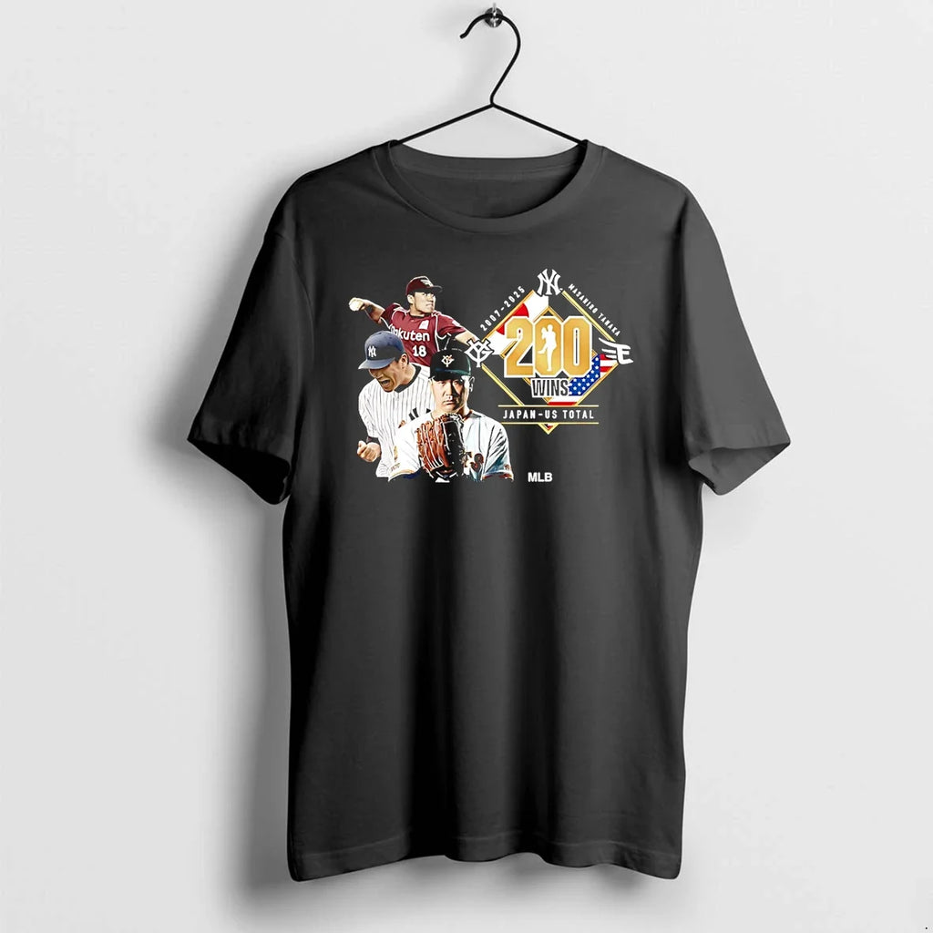 Yomiuri Masahiro 200 Wins 2007 2025 Japan Us Total - Adult & Kids T-Shirts, Sweatshirts & Hoodies apparel design preview 1