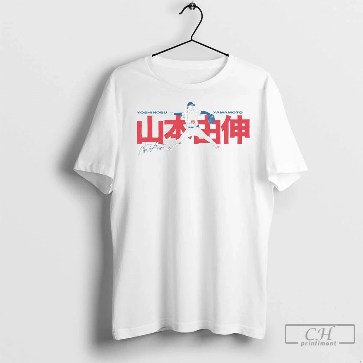 Yoshinobu Yamamoto Los Angeles Dodgers Baseball Mlb - Adult & Kids T-Shirts, Sweatshirts & Hoodies apparel design preview 1