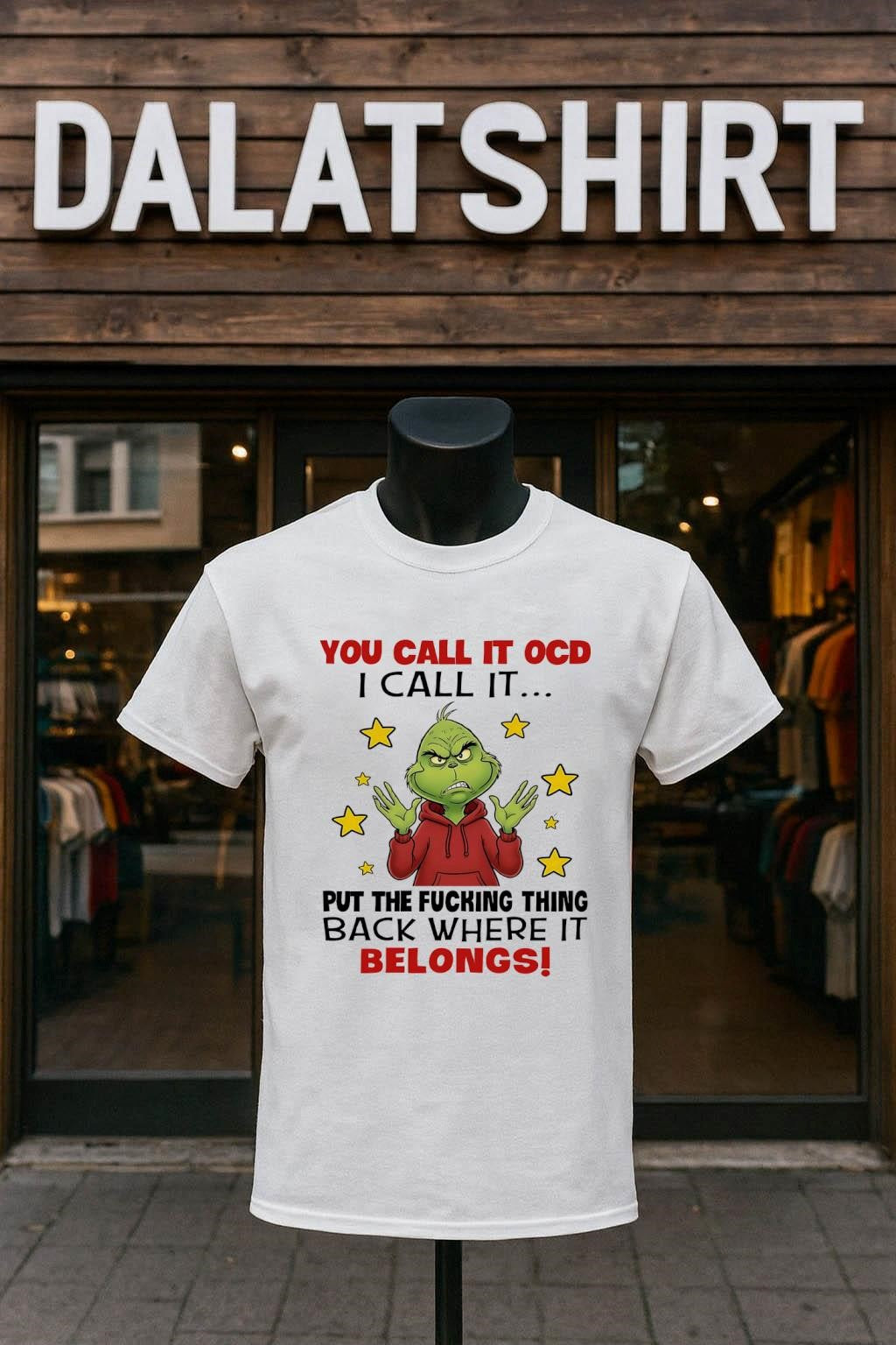 You Call It OCD I Put The Fucking Thing Back Where - Adult & Kids T-Shirts, Sweatshirts & Hoodies apparel design preview 1