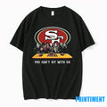 You Cant Sit With Us 49ers Football Horror Movies - Adult & Kids T-Shirts, Sweatshirts & Hoodies apparel design preview 1