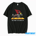 You Cant Sit With Us Cardinals Football Horror Movies - Adult & Kids T-Shirts, Sweatshirts & Hoodies apparel design preview 1
