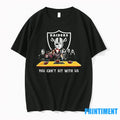 You Cant Sit With Us Raiders Football Horror Movies - Adult & Kids T-Shirts, Sweatshirts & Hoodies apparel design preview 1