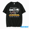 You Cant Sit With Us Seahawks Football Horror Movies - Adult & Kids T-Shirts, Sweatshirts & Hoodies apparel design preview 1