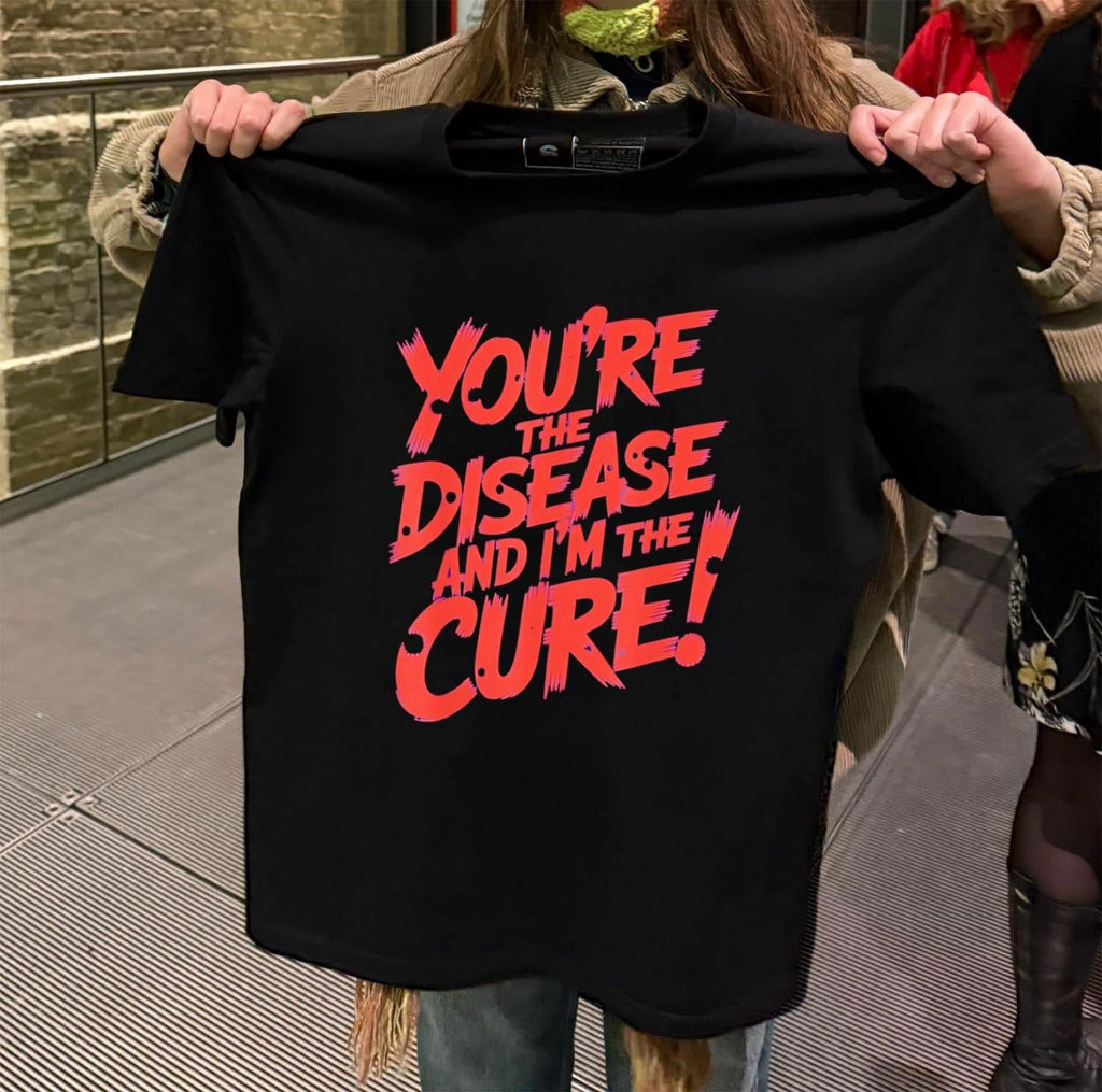 You're The Disease And I'm Cure Quote Cobra - Adult & Kids T-Shirts, Sweatshirts & Hoodies apparel design preview 2