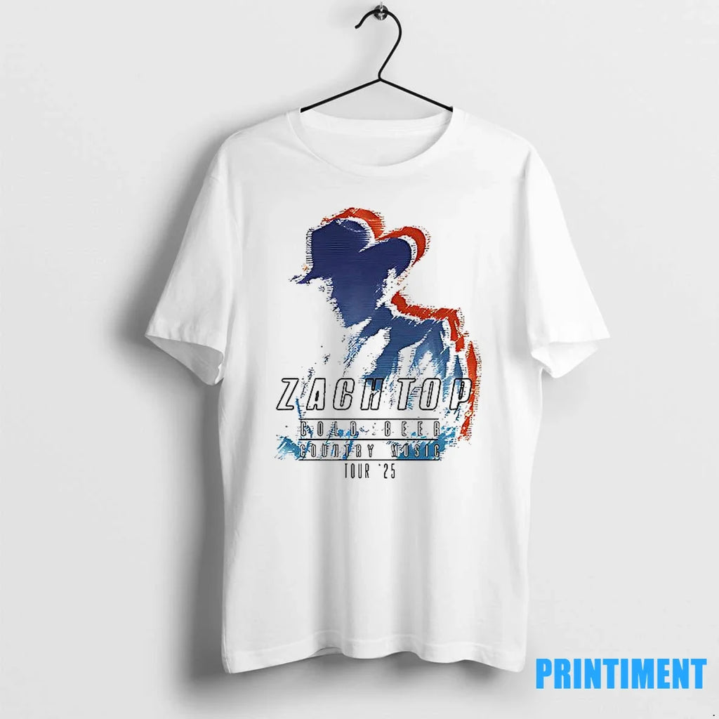 Zach Top Cold Beer Country Music Tour 2025 Sweater - Adult & Kids T-Shirts, Sweatshirts & Hoodies apparel design preview 1