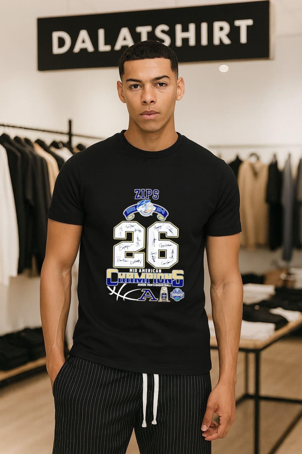 Zips 2026 29-5 Mid American Champions Akron Men's - Adult & Kids T-Shirts, Sweatshirts & Hoodies apparel design preview 1
