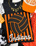 Custom Stripe Volleyball - Adult & Kids T-Shirts, Sweatshirts & Hoodies apparel design preview 1