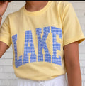 Blue Gingham Lake Short Sleeve - Adult & Kids T-Shirts, Sweatshirts & Hoodies apparel design preview 1