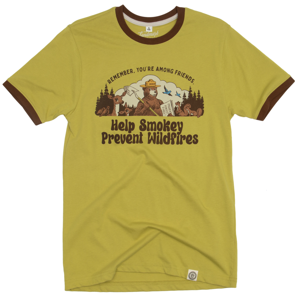 Smokey Among Friends Unisex Short Sleeve Ringer - Adult & Kids T-Shirts, Sweatshirts & Hoodies apparel design preview 1