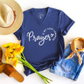 Prayer Is My Love Language V-Neck - Adult & Kids T-Shirts, Sweatshirts & Hoodies apparel design preview 1