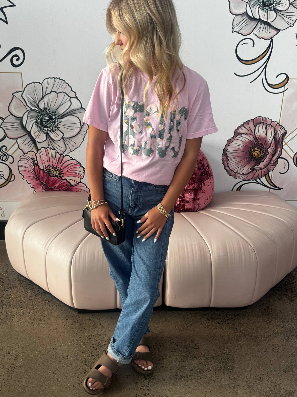 Pink Jesus Short Sleeve - Adult & Kids T-Shirts, Sweatshirts & Hoodies apparel design preview 1