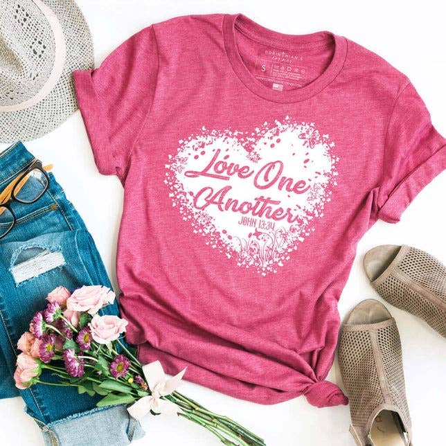 Love One Another Graphic - Adult & Kids T-Shirts, Sweatshirts & Hoodies apparel design preview 1