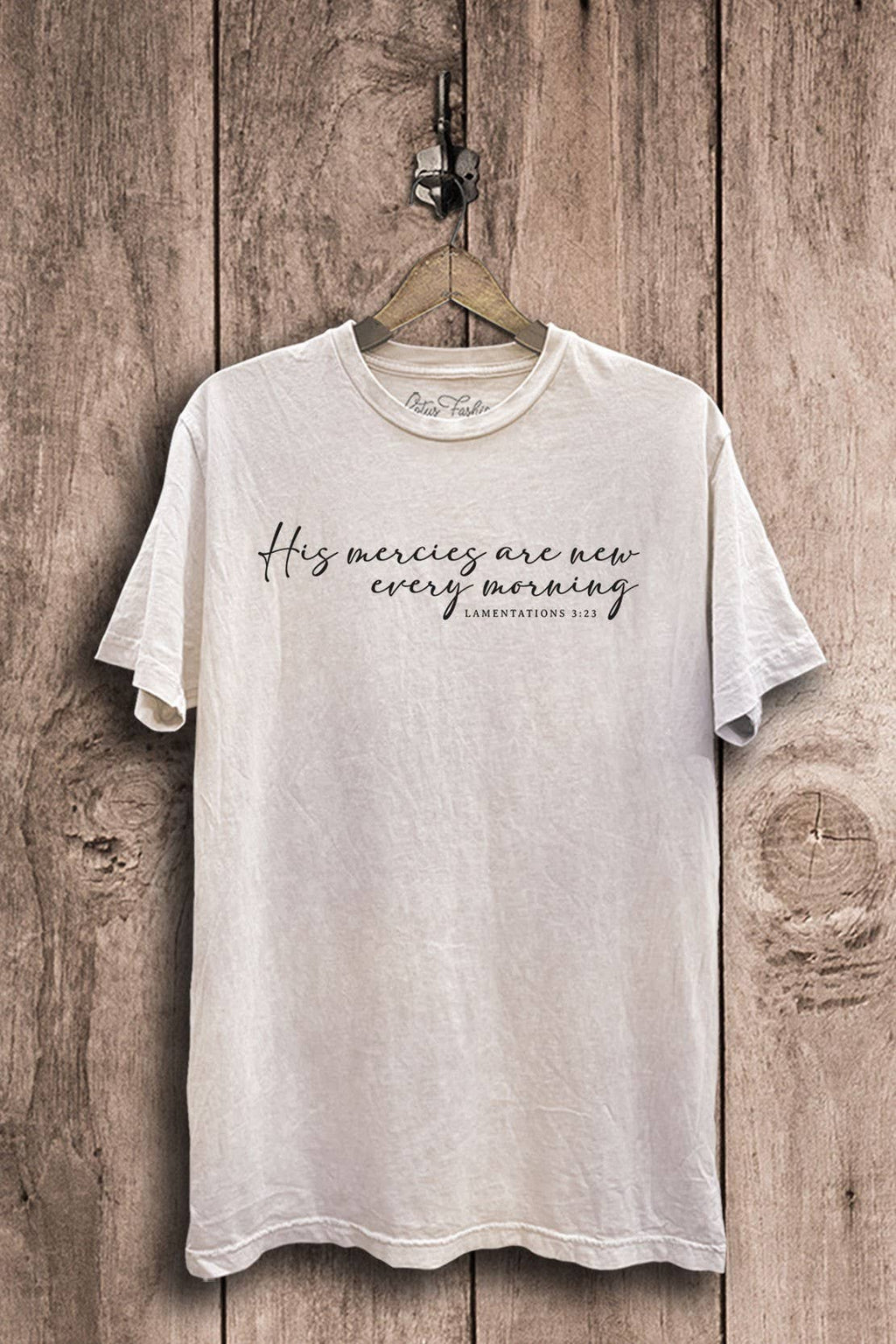 His Mercies Are New Every Morning Graphic Top - Adult & Kids T-Shirts, Sweatshirts & Hoodies apparel design preview 1