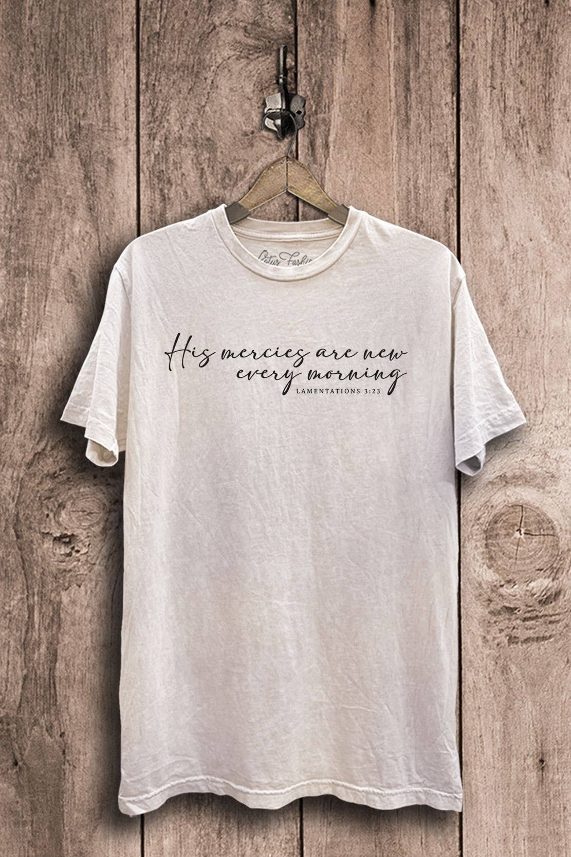 His Mercies Are New Every Morning Graphic Top - Adult & Kids T-Shirts, Sweatshirts & Hoodies apparel design preview 1