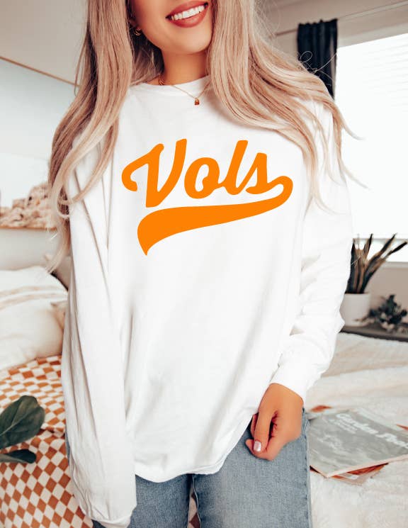 Vols White Comfort Colors - Adult & Kids T-Shirts, Sweatshirts & Hoodies apparel design preview 1