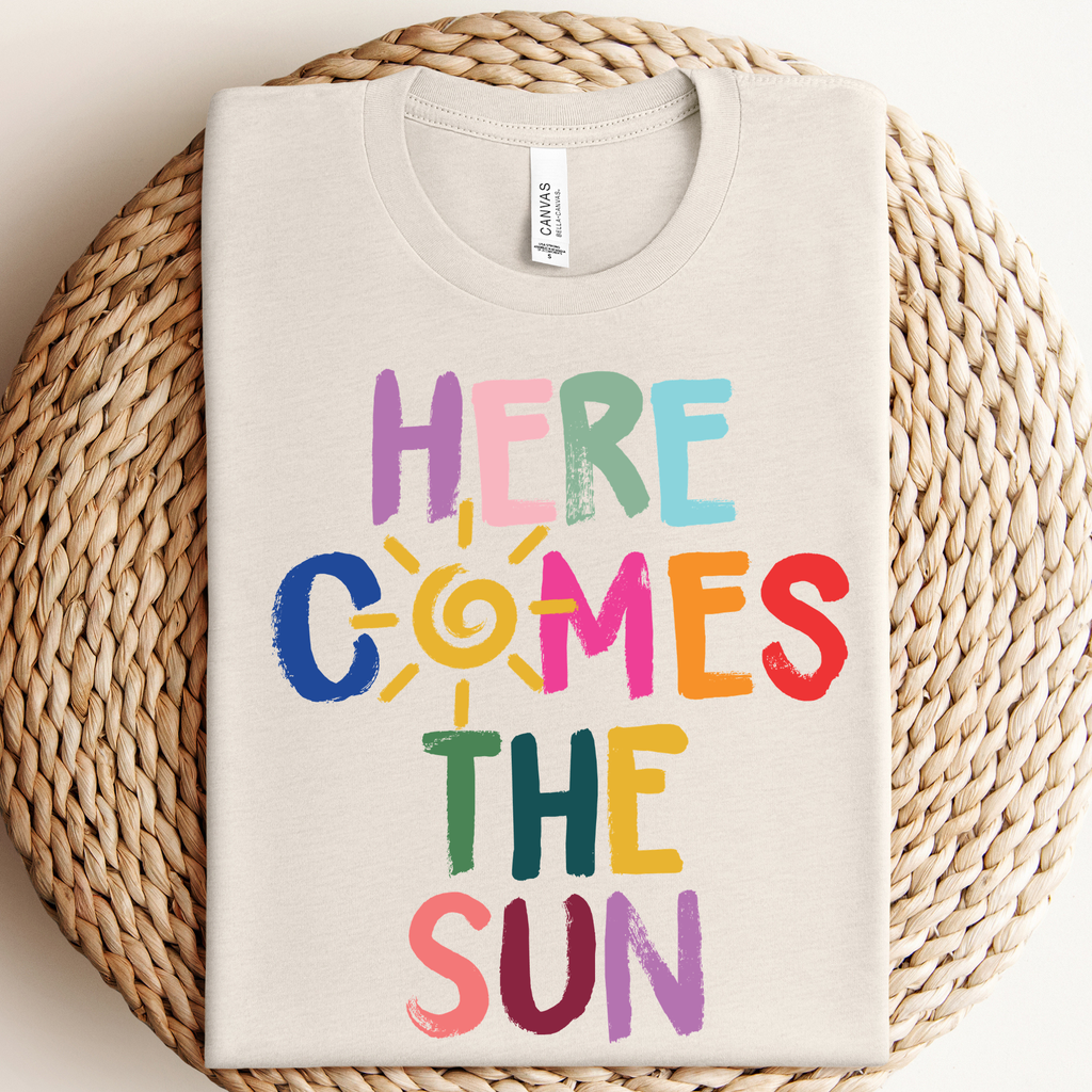 Here Comes the Sun Graphic - Adult & Kids T-Shirts, Sweatshirts & Hoodies apparel design preview 1