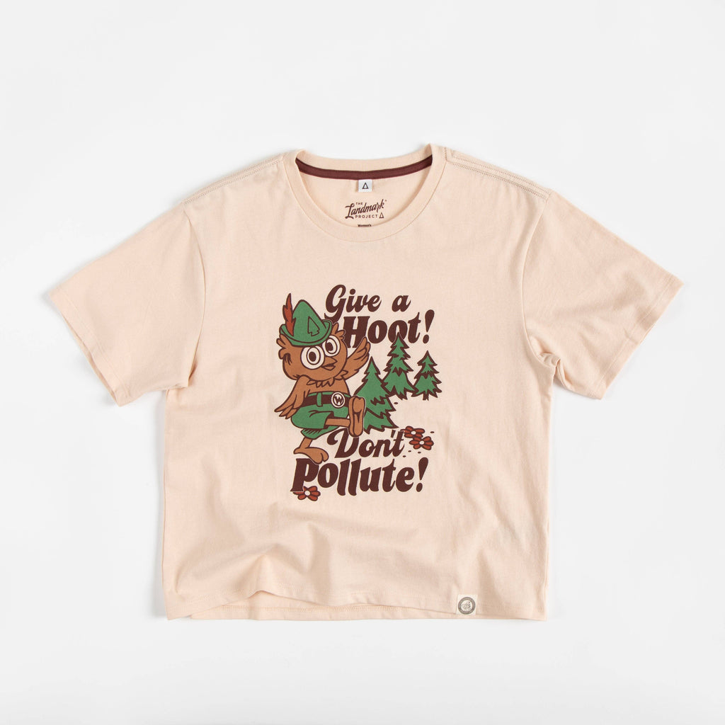 Woodsy Owl Retro Women's Short Sleeve Boxy - Adult & Kids T-Shirts, Sweatshirts & Hoodies apparel design preview 1