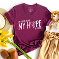 In Christ Alone My Hope Is Found Christian V-Neck - Adult & Kids T-Shirts, Sweatshirts & Hoodies apparel design preview 1