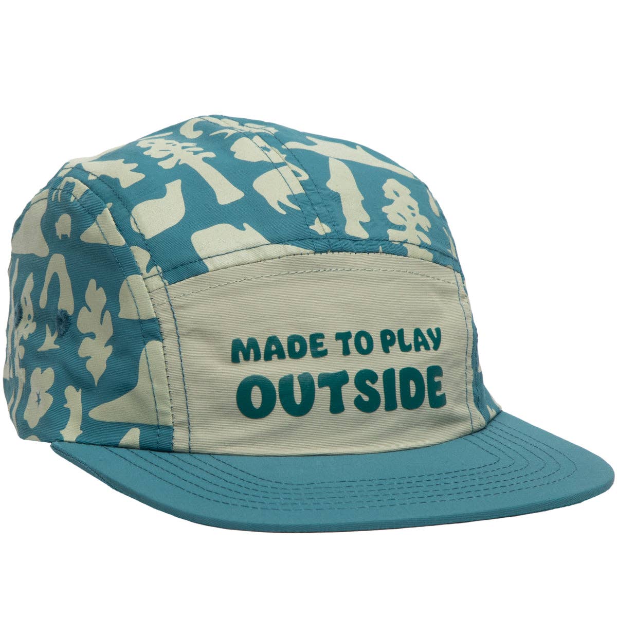Made To Play Outside Kids 5-Panel Camp Hat - Adult & Kids T-Shirts, Sweatshirts & Hoodies apparel design preview 1