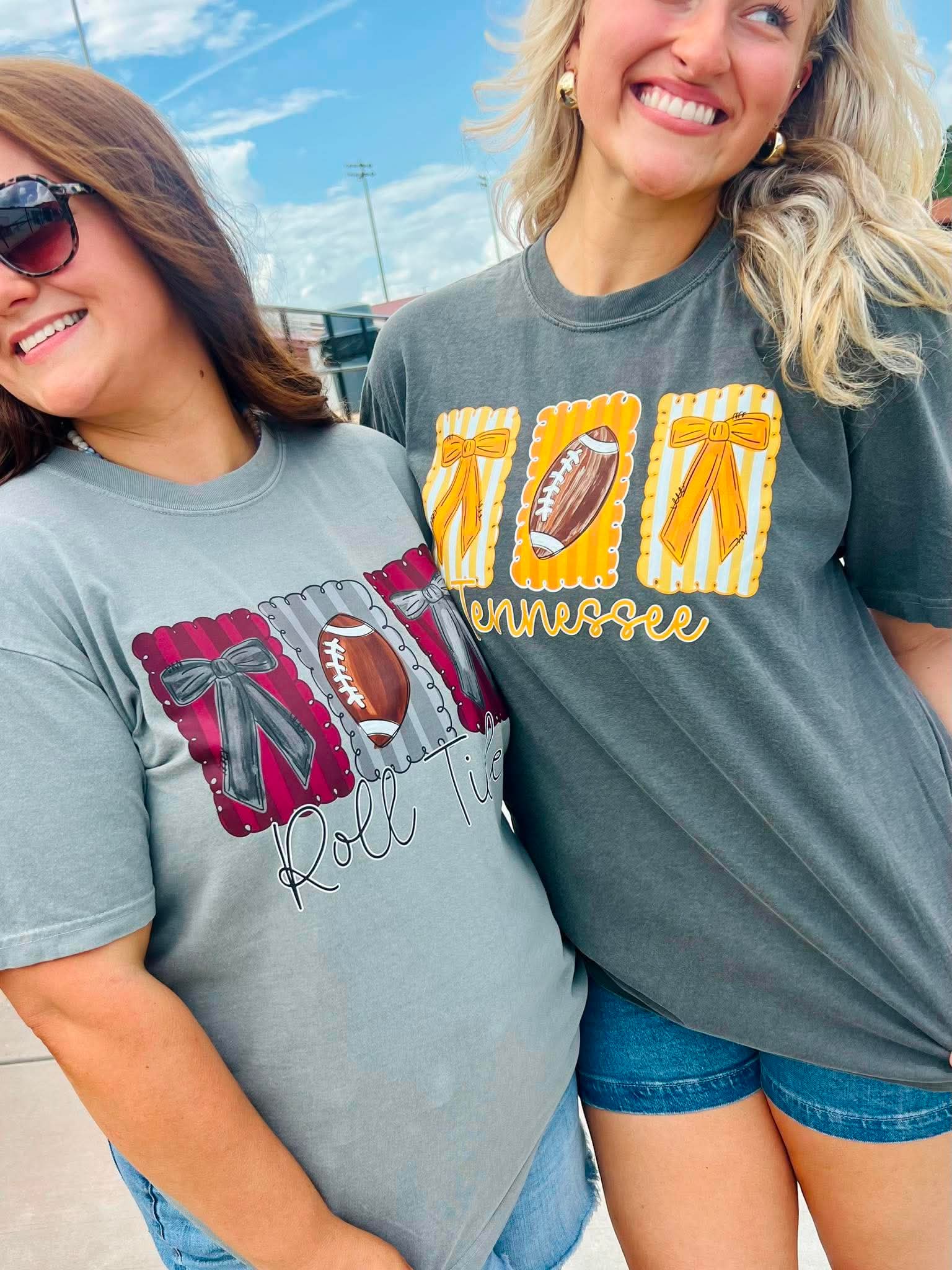 Game Day Trio Football Custom GAME91 Dtf Graphic - Adult & Kids T-Shirts, Sweatshirts & Hoodies apparel design preview 1
