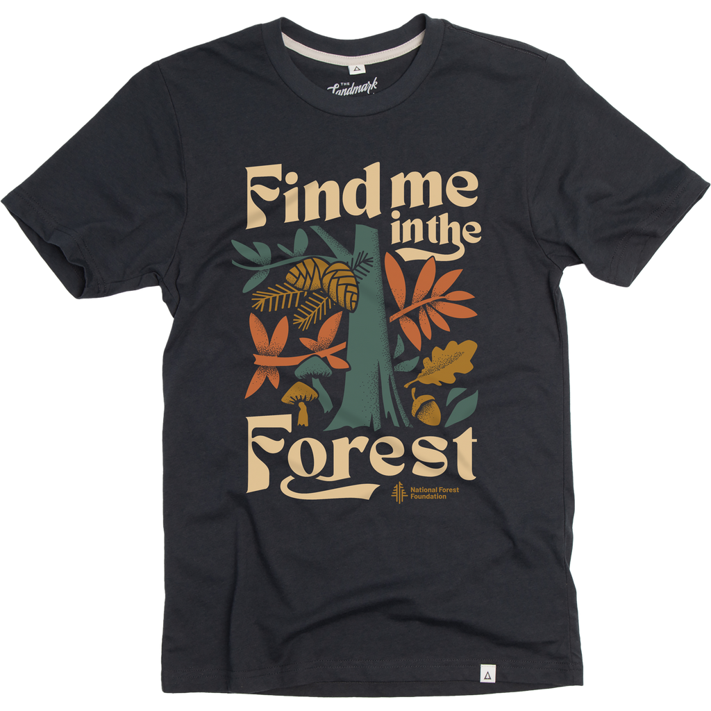 Find Me in the Forest Unisex Short Sleeve - Adult & Kids T-Shirts, Sweatshirts & Hoodies apparel design preview 1